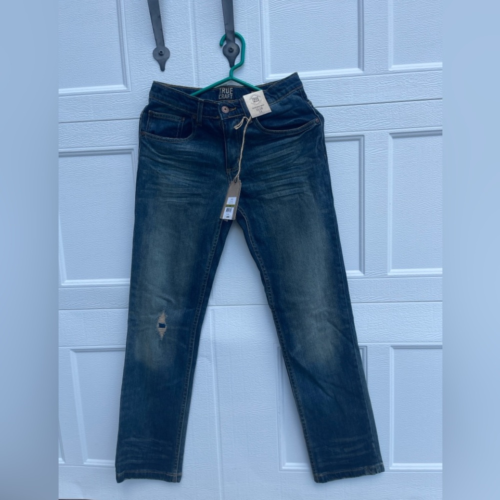 True Craft Jeans Super Flex Skinny Straight Victory Boys Size 14 BRAND NEW NWT